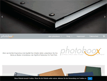 Tablet Screenshot of photoboox.com